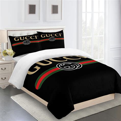 black and gold gucci bed set|rosamiss Gucci bed set.